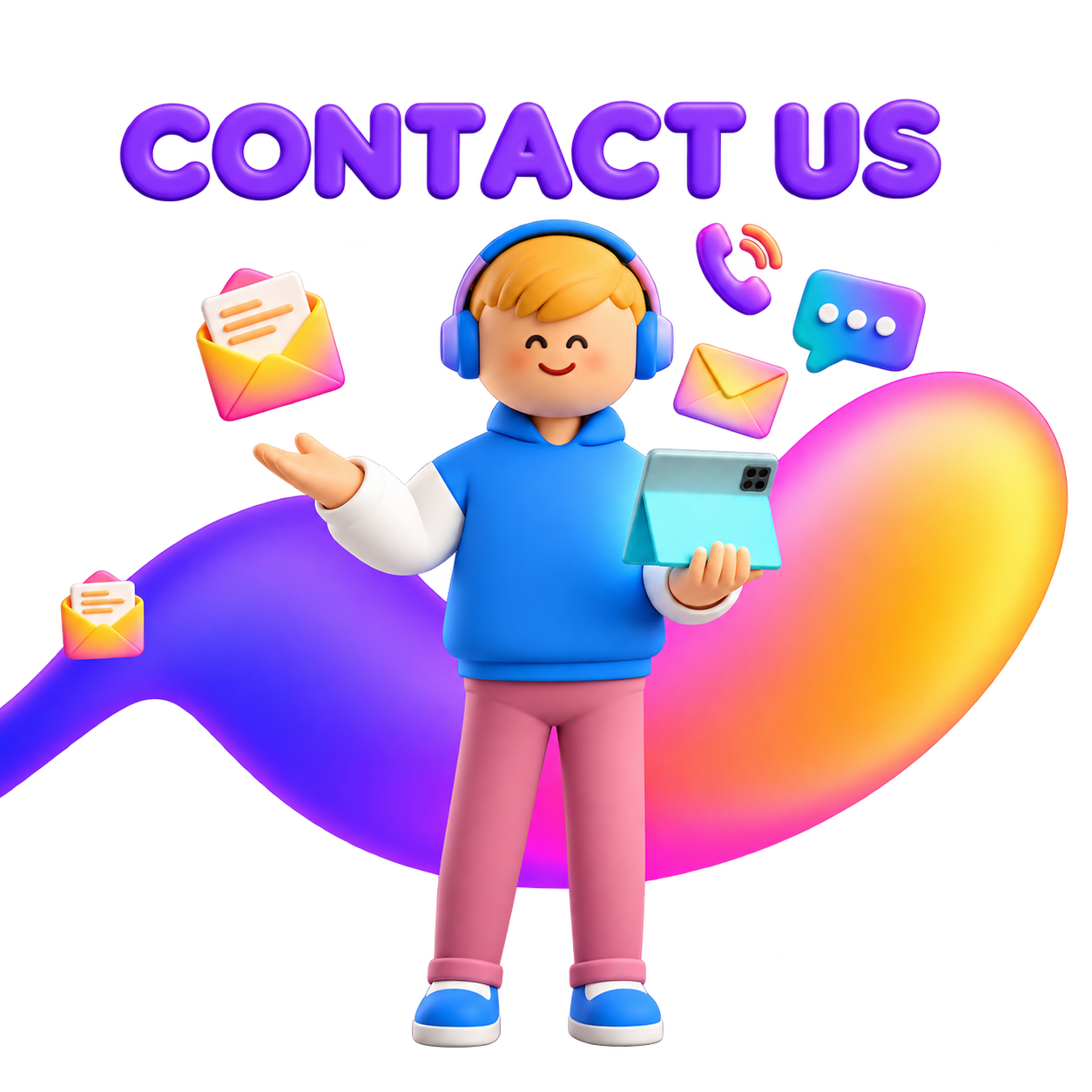 Contact us — send a message, email, call, or find us on the map